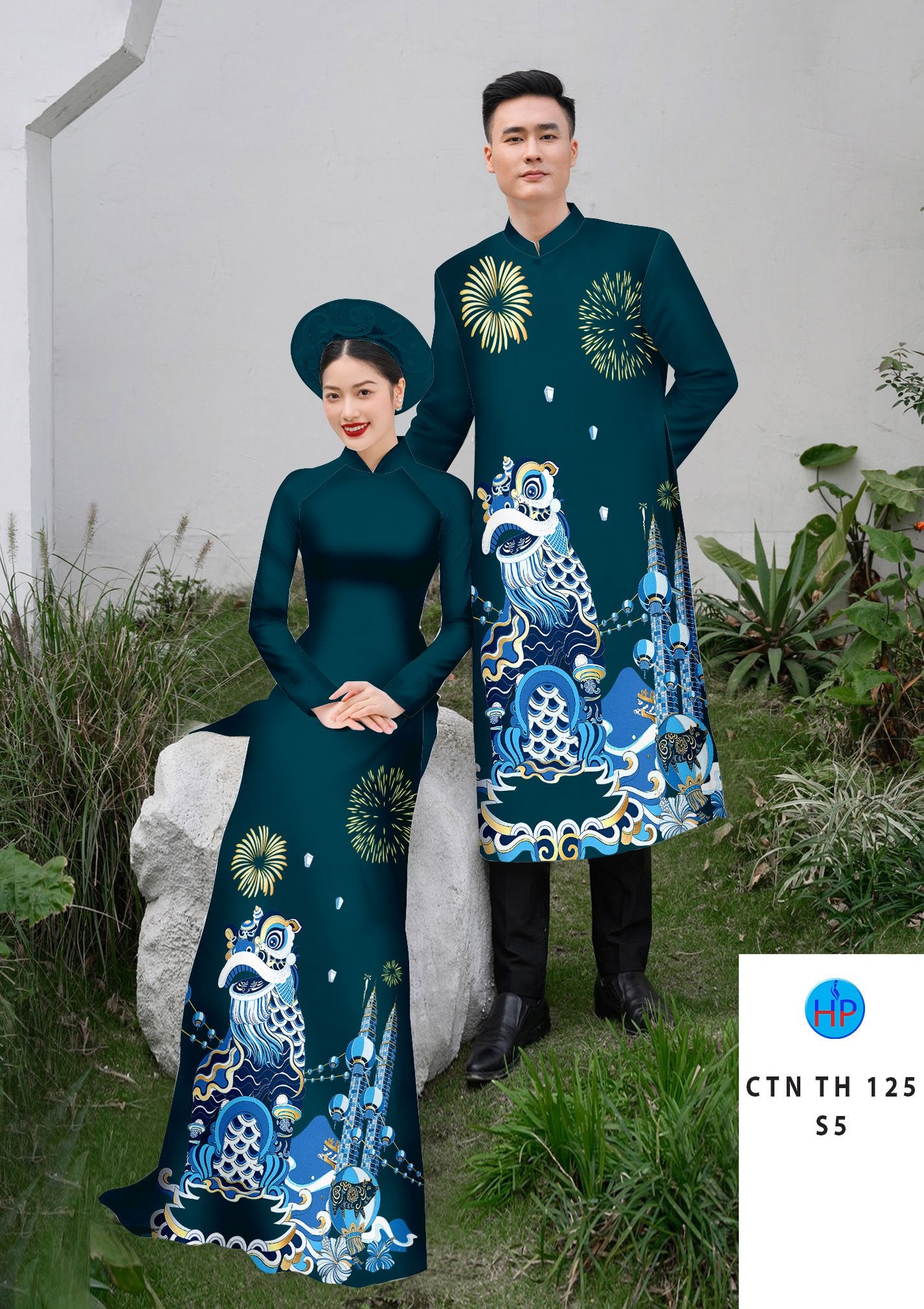 Couple Ao Dai Vietnam Men Women Ao Dai Dress