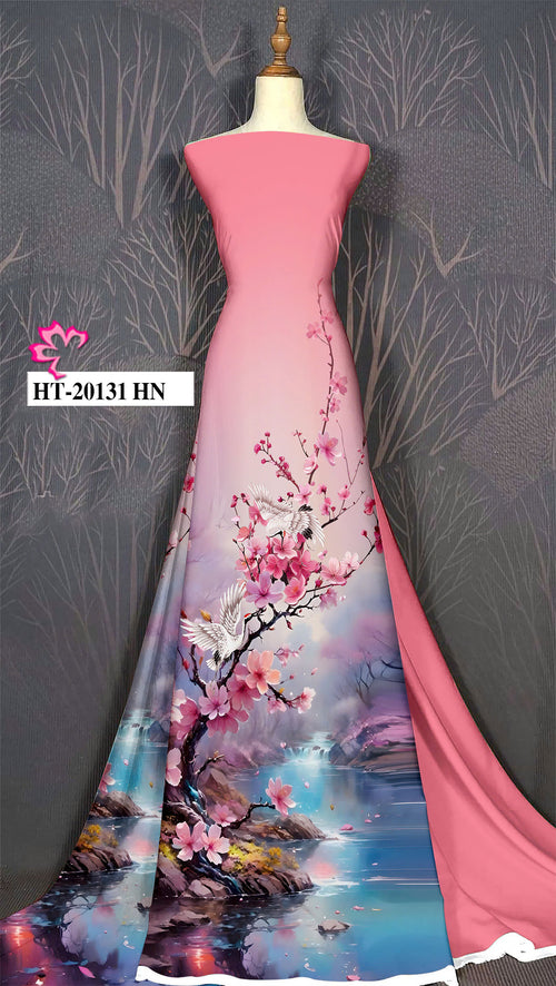 Printed Women Ao Dai | Vietnamese Traditional Dress