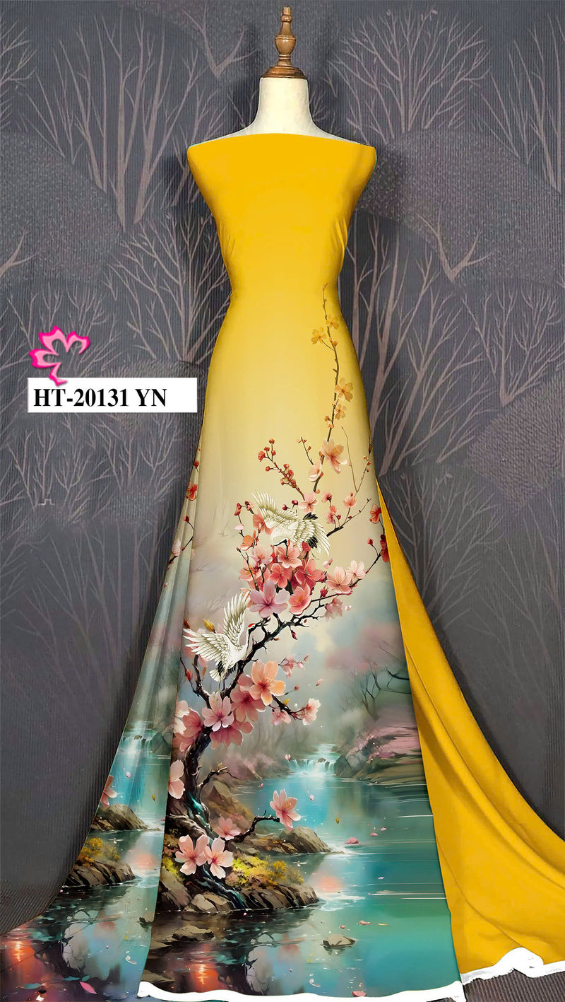 Printed Women Ao Dai | Vietnamese Traditional Dress