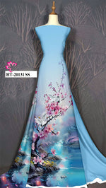 Printed Women Ao Dai | Vietnamese Traditional Dress