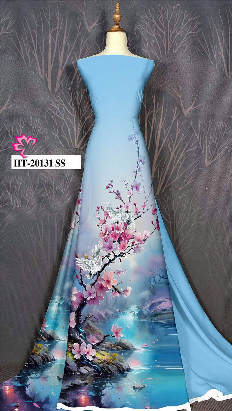 Printed Women Ao Dai | Vietnamese Traditional Dress