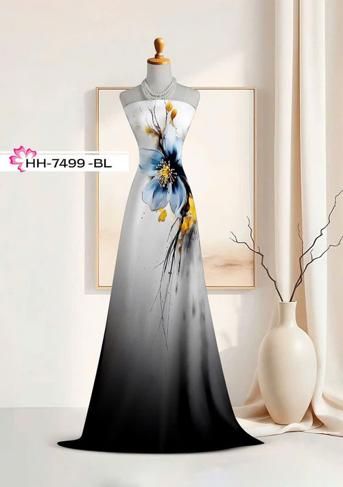 Printed Women Ao Dai | Vietnamese Traditional Dress