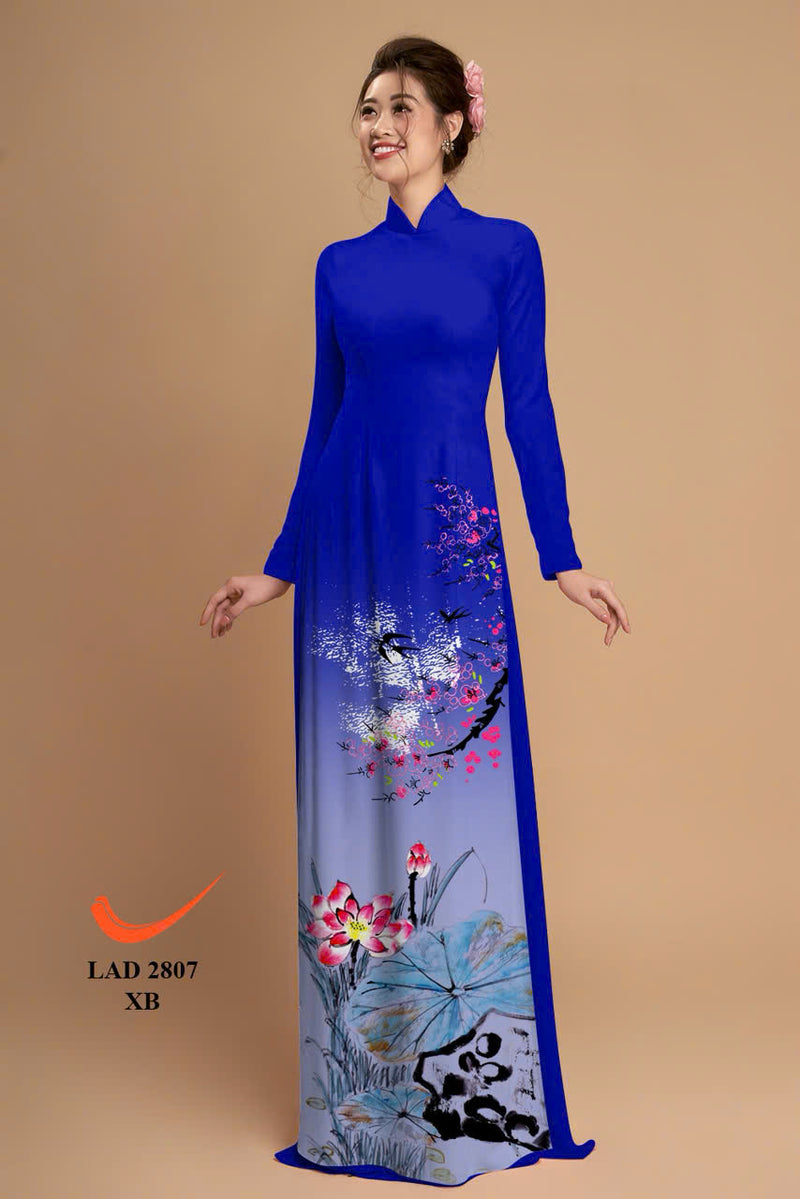 Printed Women Ao Dai | Vietnamese Traditional Dress