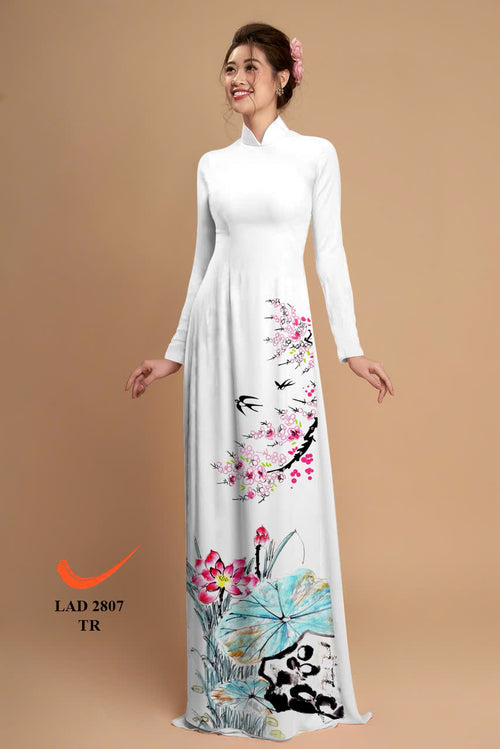 Printed Women Ao Dai | Vietnamese Traditional Dress