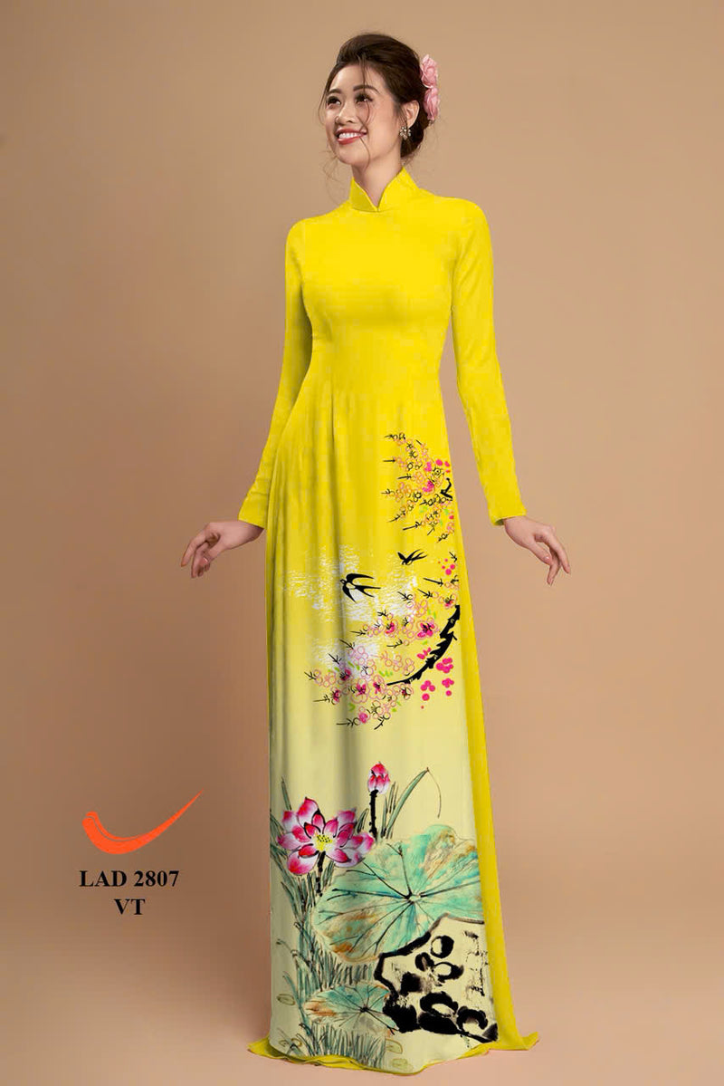 Printed Women Ao Dai | Vietnamese Traditional Dress