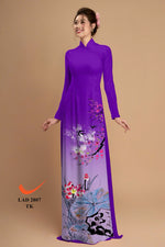 Printed Women Ao Dai | Vietnamese Traditional Dress