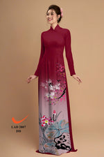 Printed Women Ao Dai | Vietnamese Traditional Dress