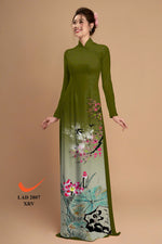 Printed Women Ao Dai | Vietnamese Traditional Dress