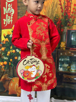 Boy Dress | Áo Dài Gam Red Bé Trai | E34