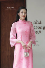 Blush Phoenix Majesty Ao Dai Set | Shifted Vietnamese Ao Dai I8