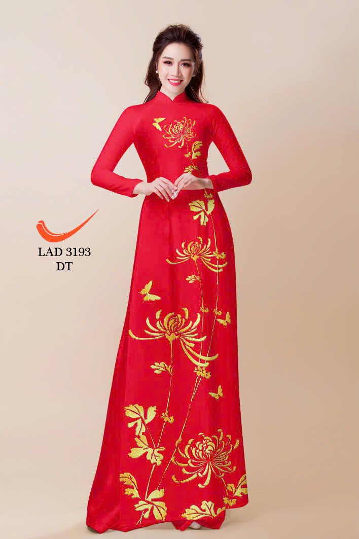 Printed Women Ao Dai | Vietnamese Traditional Dress