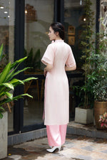 Eternal Spring Bloom Vietnamese Modernized Dress | Áo Dài Cách Tân E29