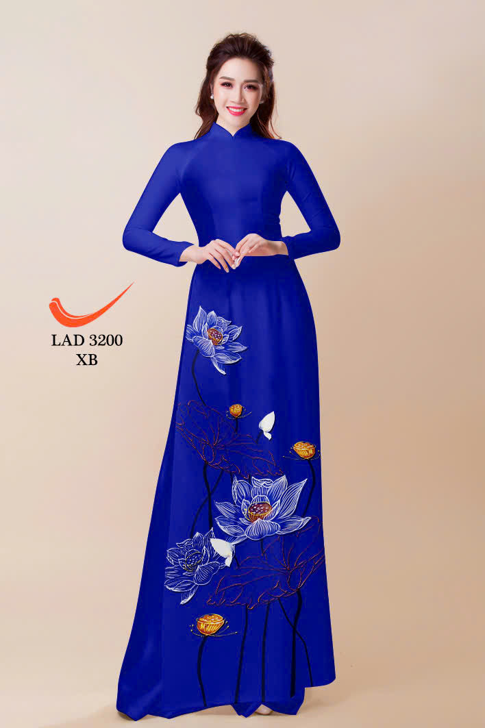 Printed Women Ao Dai | Vietnamese Traditional Dress