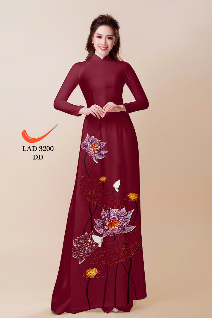Printed Women Ao Dai | Vietnamese Traditional Dress