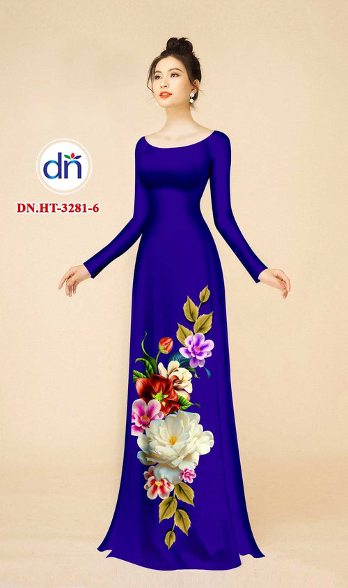 3D Printed Ao Dai | Áo Dài In Hoạ Tiết| Áo Dài Cổ Thuyền