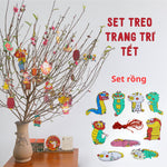 Decoration Vietnamese New Year 2024- Dragon Tet- Tết Cổ Truyền - Decoration Door Hanging Tet