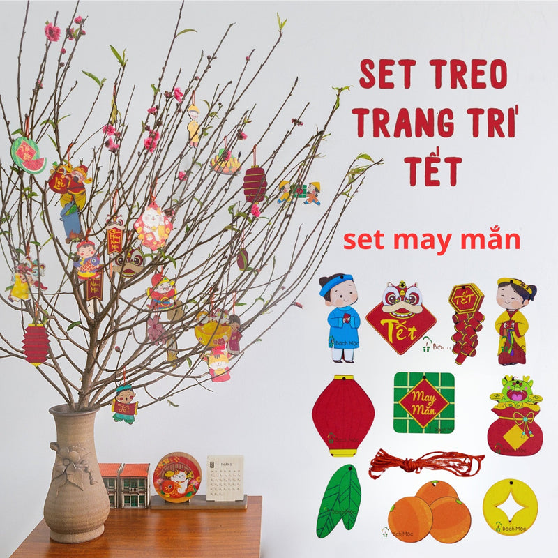 Decoration Vietnamese New Year 2024- Dragon Tet- Tết Cổ Truyền - Decoration Door Hanging Tet