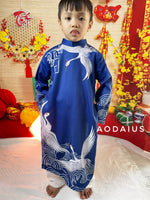 Blue Crane Ao Dai Kid | Dress For Boys | Áo Dài Bé Trai