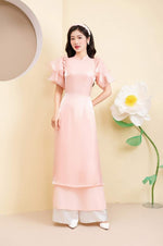 Bridesmaid Vietnamese Dress | Áo Dài Tay Bèo