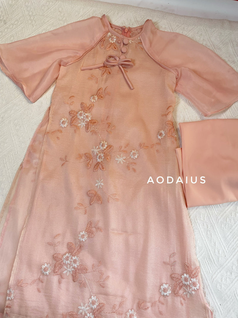 Ao Dai For Kid Girl | Ao Dai Dress For Daughter