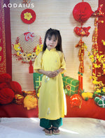 Yellow Girls Ao Dai | Ao Dai For Infant, Toddler, Teen Girls