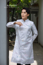 Blue Thuy Moc Men Ao Dai | Áo Dài Nam I31