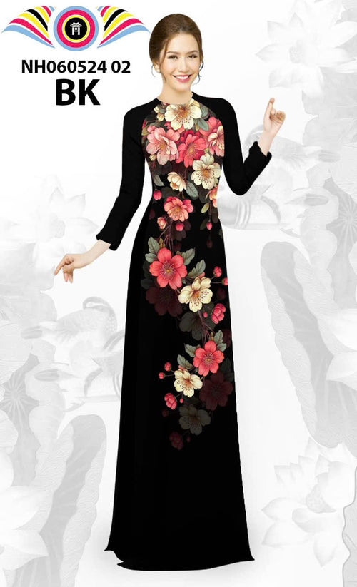 3D Printed Ao Dai | Vietnamese Ao Dai | Ao Dai For Wedding | Áo Dài Truyền Thống - Cổ tròn