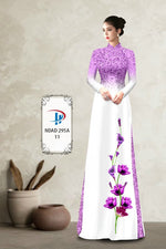 Printed Traditional Vietnamese Ao Dai For Women | Vietnamese ao dai| Ao Dai Viet Nam | Áo Dài Truyền Thống