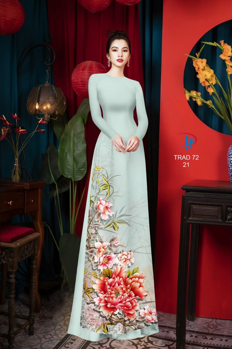 3D Printed Ao Dai | Áo Dài In Hoạ Tiết | Ao Dai For Women