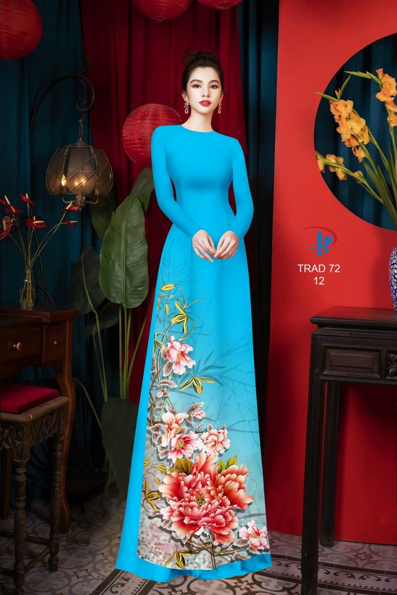 3D Printed Ao Dai | Áo Dài In Hoạ Tiết | Ao Dai For Women