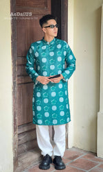 Vietnamese Green Men Ao Dai | Áo Dài Nam Màu Xanh I14
