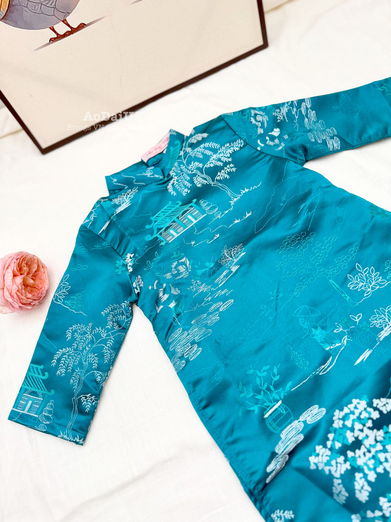 Ao Dai For Boys | Áo Dài Bé Trai | Gấm Áo Dài Bé Trai