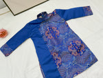 Royal Blue Dragon Áo Dài for Boys | Áo Dài Bé Trai A4