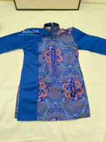 Royal Blue Dragon Áo Dài for Boys | Áo Dài Bé Trai A4