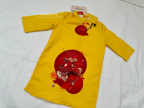 Sunny Lion Dance Boys Vietnamese Ao Dai | Áo Dài Bé Trai C23