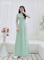 Mini Floral Traditional Ao Dai For Women A30