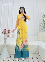 Nguyệt Xuân Modern Vietnamese Ao Dai Set B15