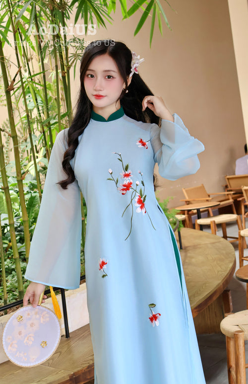 Mong Giao Modern Vietnamese Ao Dai | Áo Dài Cách Tân  A26