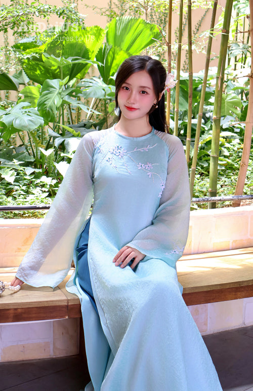 LIEN HOA Vietnamese Ao Dai | Áo Dài Cách Tân D26