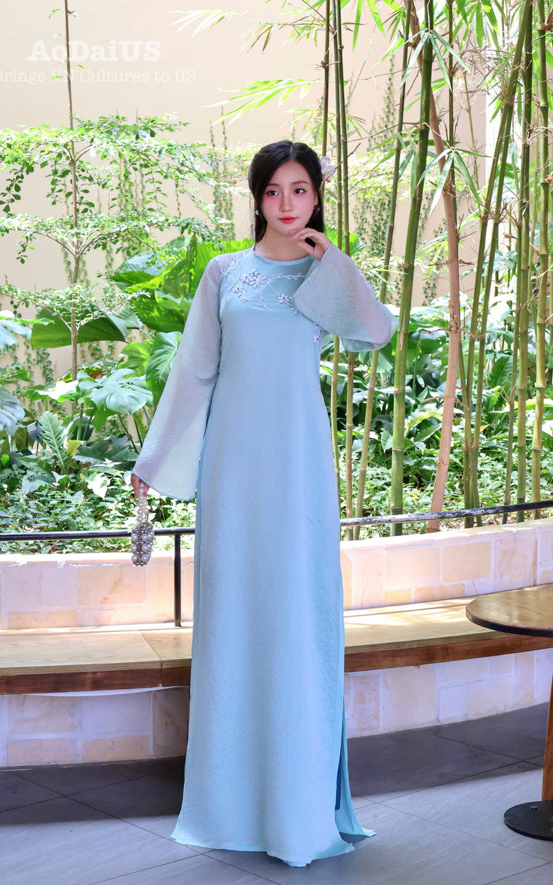 LIEN HOA Vietnamese Ao Dai | Áo Dài Cách Tân D26