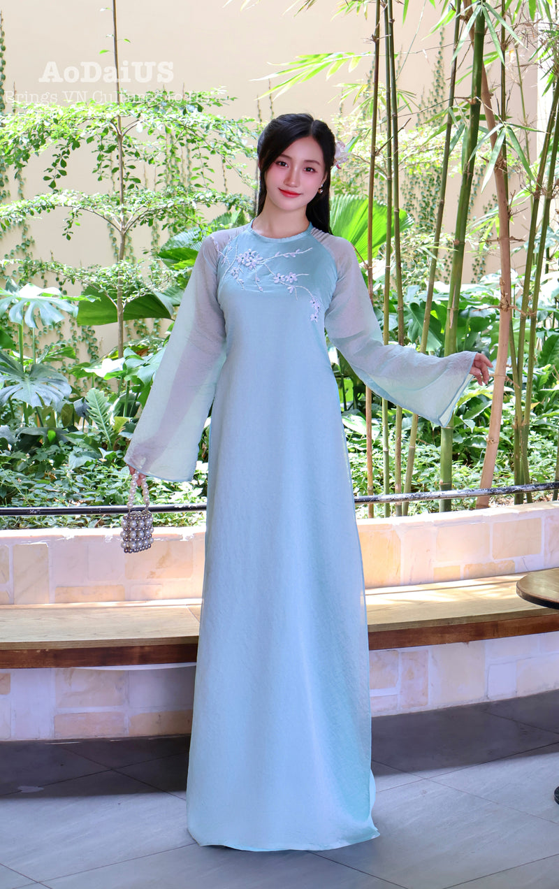 LIEN HOA Vietnamese Ao Dai | Áo Dài Cách Tân D26