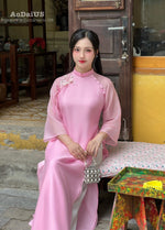Blossom Touch Modern Vietnamese Ao Dai Set I11