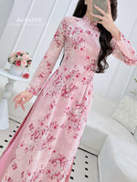 Quynh Dao Matching Mom and Daughter Ao Dai | Family Áo Dài Set A19