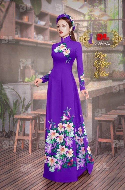 3D printed Ao Dai | Áo Dài In Hoạ Tiết| KN06