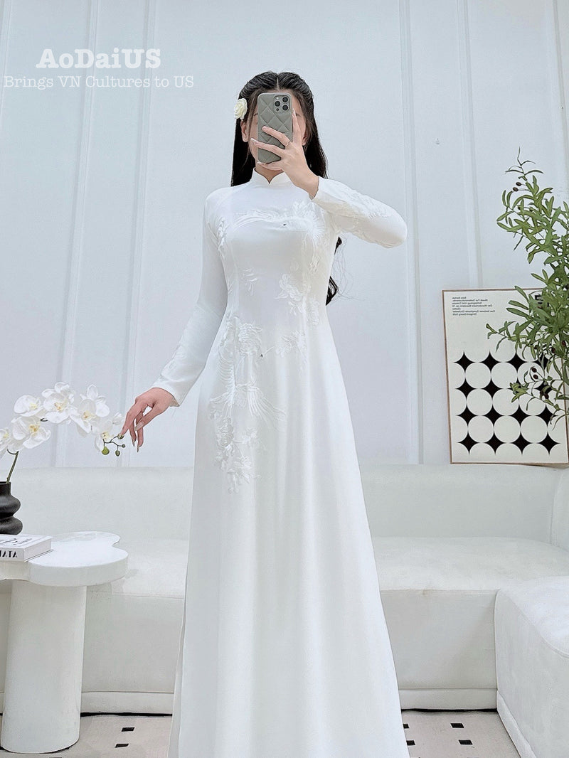 Long Phụng Sum Vầy Vietnamese Ao Dai | Matching Ao Dai
