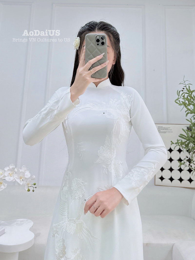 Long Phụng Sum Vầy Vietnamese Ao Dai | Matching Ao Dai