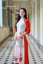 Xuân Thi Modern Vietnamese Ao Dai Set E29