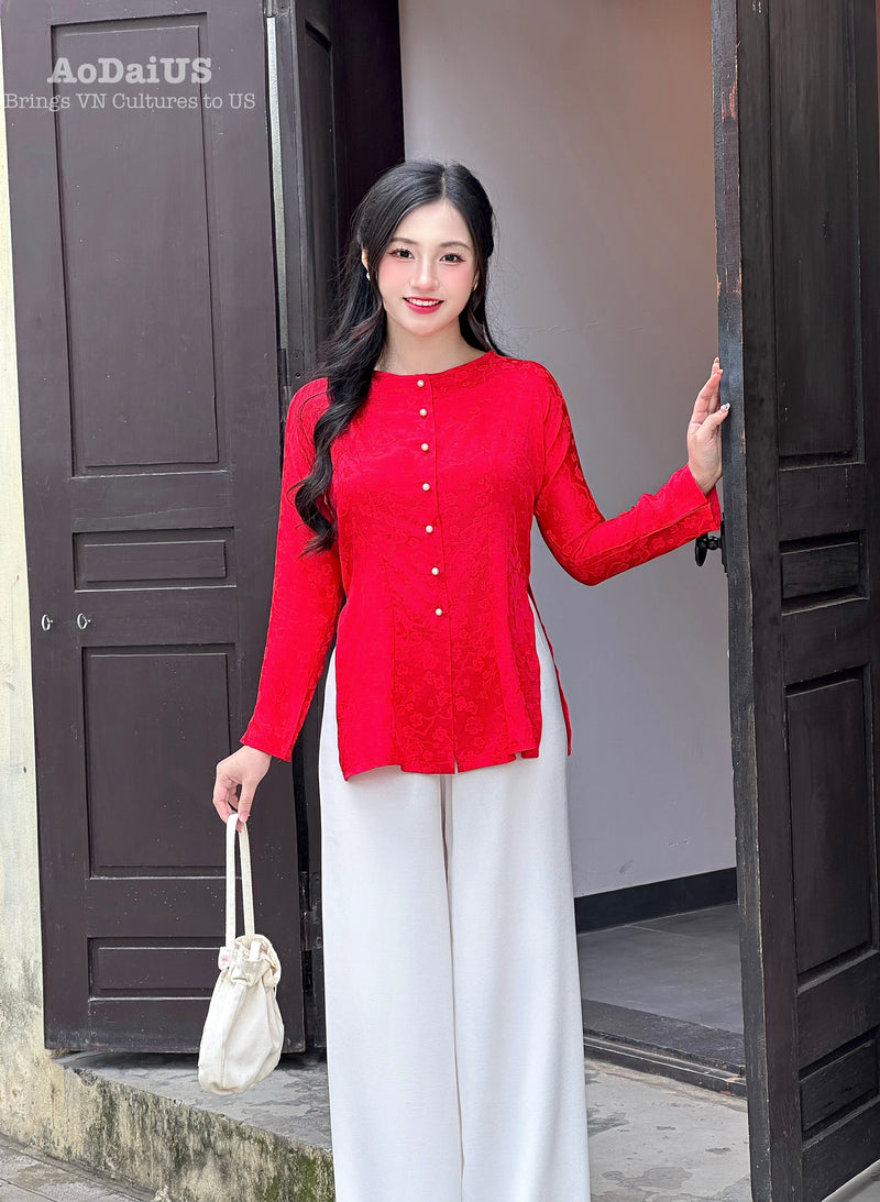 Vietnamese Silk Ensemble | Áo Bà Ba B20