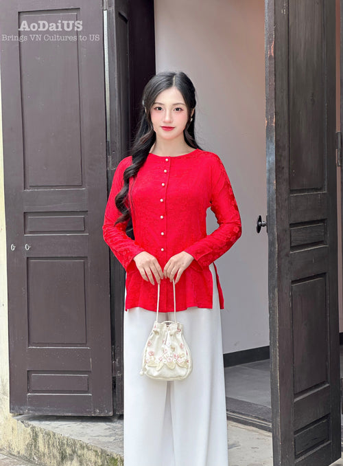 Vietnamese Silk Ensemble | Áo Bà Ba B20