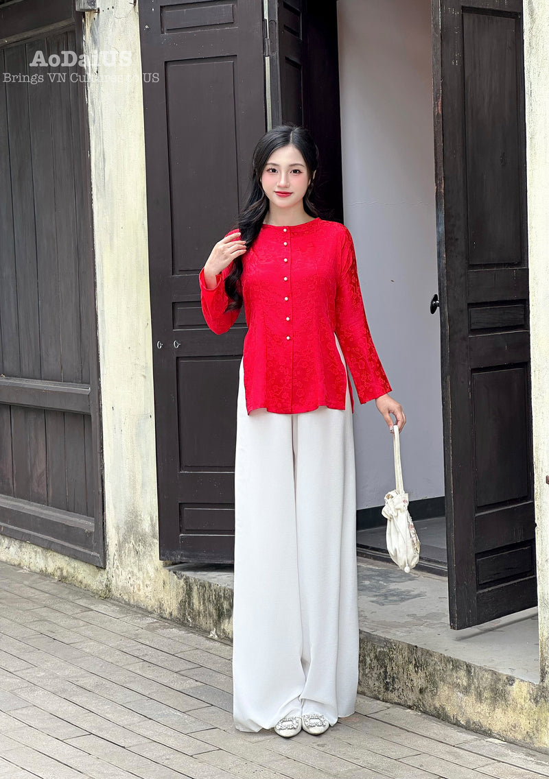 Vietnamese Silk Ensemble | Áo Bà Ba B20